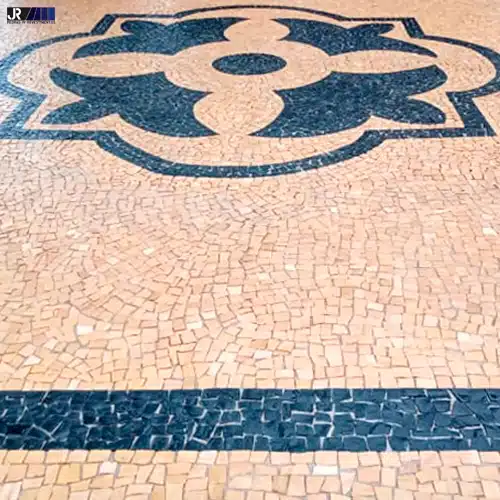 mosaico-portugues-preto-amarelo-piso